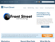 Tablet Screenshot of frontstreetconsulting.com